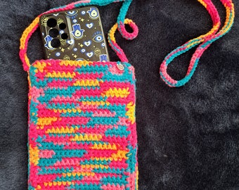 Summer nights crochet phone bag