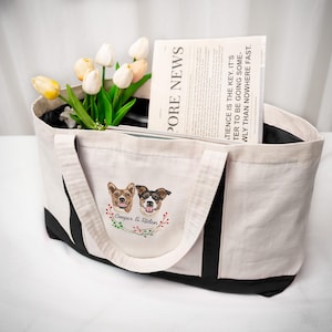 Personalized Dog Mom Tote Bag on Etsy