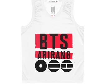 Camisa de Basquete JK-BTS Arirang | Camisa com Estampa do Logo K-Pop