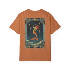 Pisces Sternzeichen Tarot T-Shirt, Astrologie T-Shirt, Vintage Tarot Karte Shirt, Unisex Sternzeichen T-Shirt, Horoskop Grafik T-Shirt