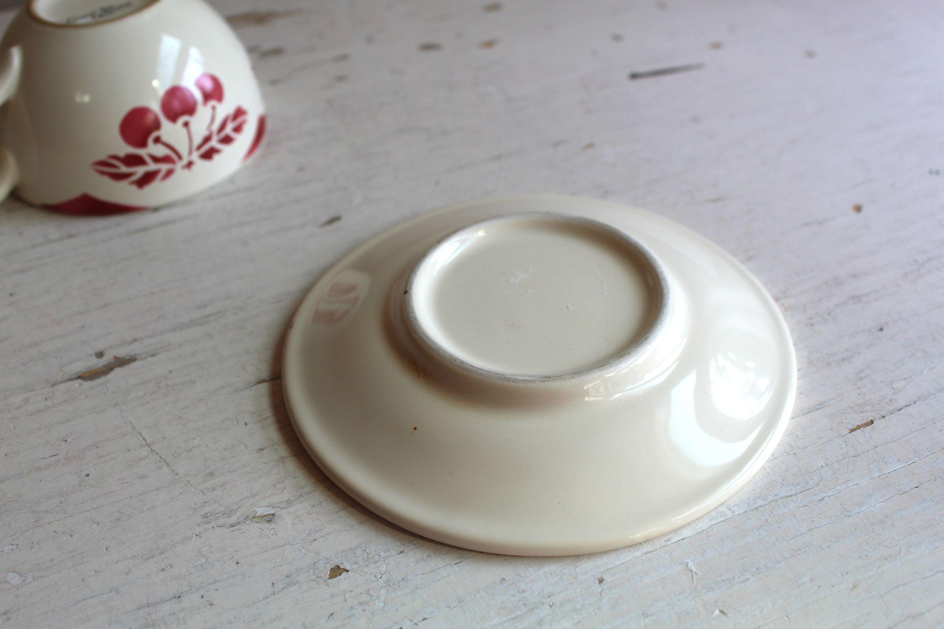 Vintage Le Comptoir De Famille Tea Cup and Saucer Set: French