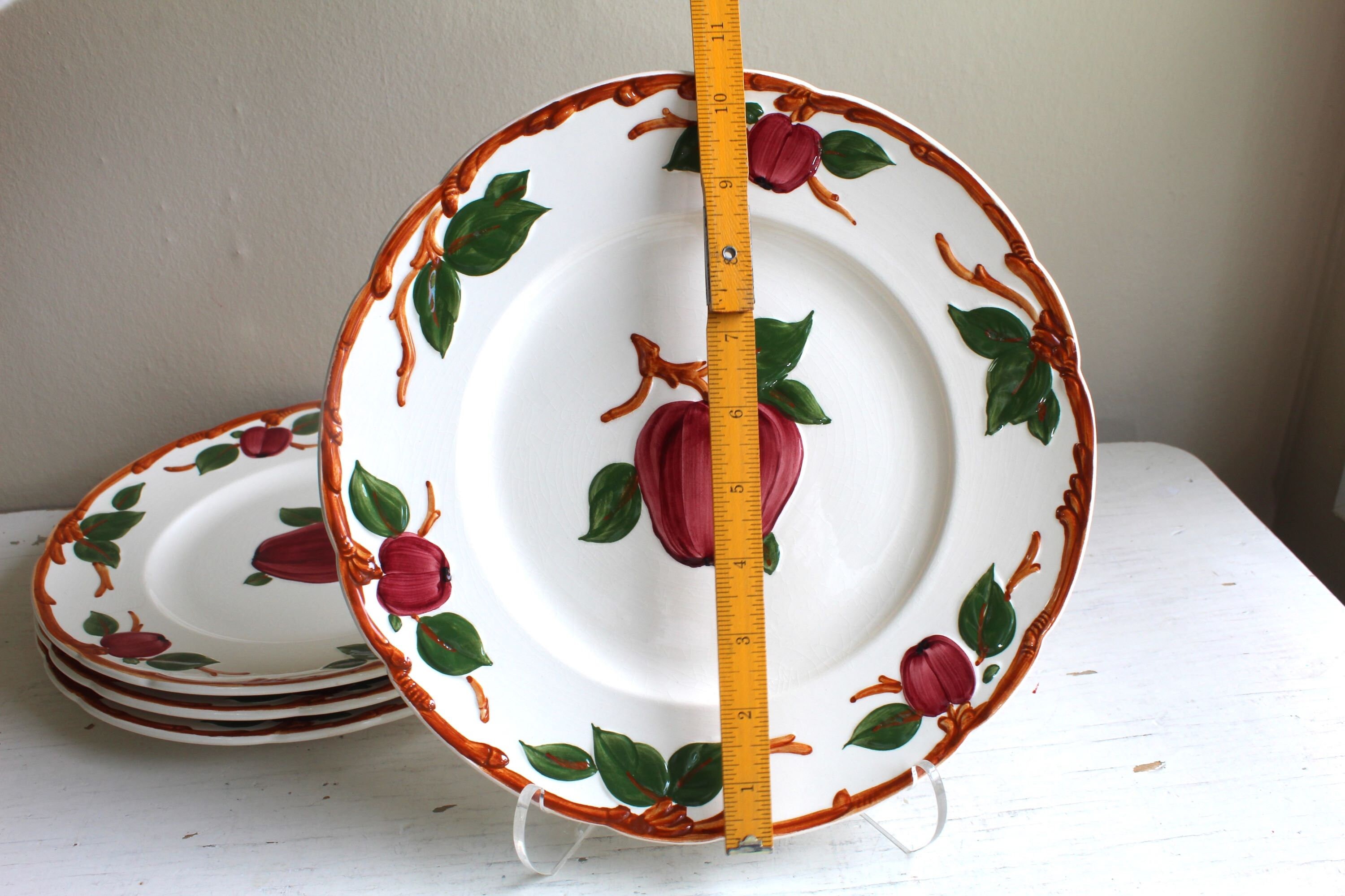 ビレロイ&ボッホ レトロカントリー ガラス プレート 皿 ビレロイ