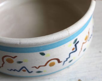 サイン入りメンフィススタイルキャセロールホイールスロースタジオ陶器