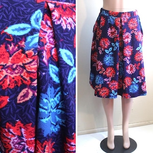 Maximalist Color Love : LulaRoe A Line Floral Skirt, 3X Plus