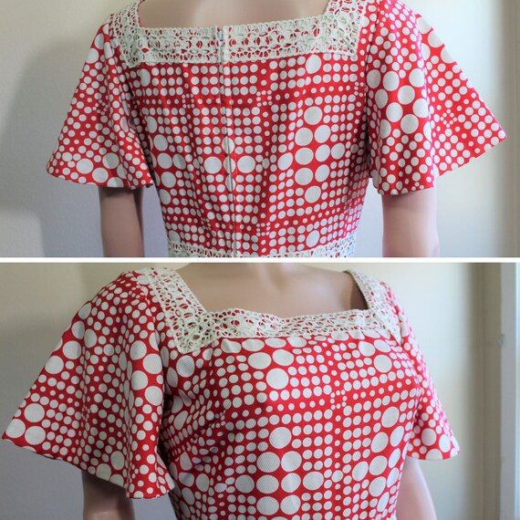 M Puritan Forever Young Vintage 1970s Polka Dot M… - image 5