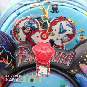Sorcerer Magic Ear Holder Keychain – Embroidered Park Ears Accessory for Bags & Backpacks