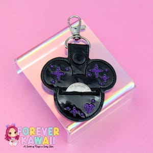 Llavero con forma de cabeza de ratón para carrito de la compra, portamonedas reutilizable. ¡No vuelvas a olvidar tu moneda!