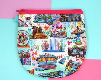 Bolsa con cremallera Happy Attractions - The Scoop