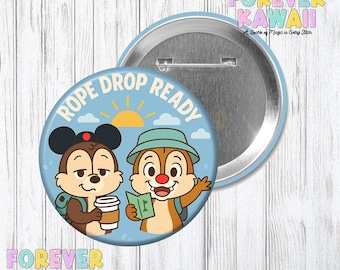 Seil Drop bereit - Feier Button - Park Day Button - Disney Button