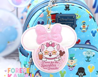 Mouse Celebration Button Holder Keychain | Pink Bow Mouse Button Frame | Park Celebration Button Holder | Birthday Princess