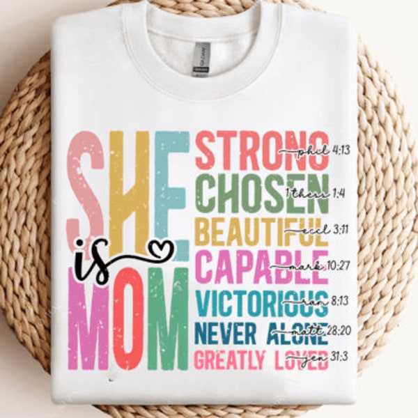 She is MOM, Mother's Day Popular SVG PNG