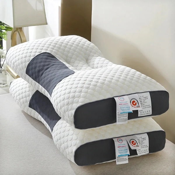 Ergonomic pillow for optimal sleep - Protects the neck and spine - Orthopedic contour pillow