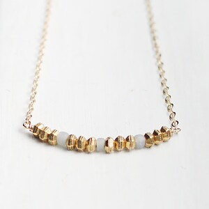 athena - gold necklace by elephantine
