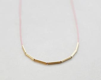 fay - handmade silk string necklace