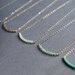 you & me necklaces - best friend necklaces - dainty beaded necklaces - handmade necklaces by elephantine 