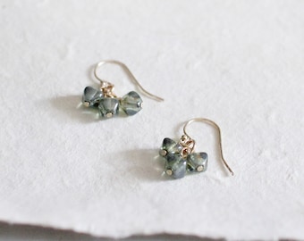 brontë - glass bead earrings by elephantine