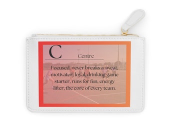 Netball C Mini Clutch Bag