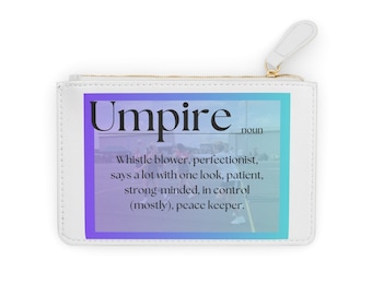 Netball Umpire Mini Clutch Bag