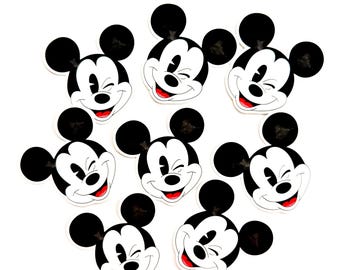 Mickey Mouse die cuts, Mickey Mouse crafts, Mickey party crafts, Mickey birthday shapes, Mickey birthday, Mickey favors, Mickey shapes