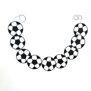 Soccer banner, Soccer ball banner, Soccer party decorations, Soccer Birthday, Soccer Team party, Soccer garland, Soccer ball banner, Soccer