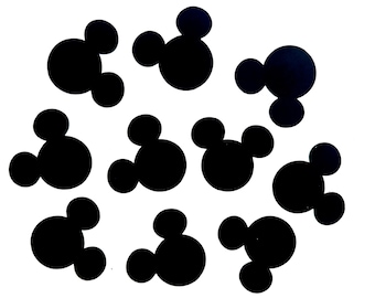 Mickey die cuts, Mickey Mouse crafts, Mickey birthday, Mickey party, Mickey Mouse shapes, Mickey Mouse favors, Mickey party decorations
