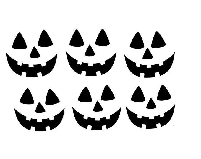 Jack O Lantern Face, Jack O Lantern Craft Kit, Pumpkin Face Die Cuts ...