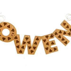Cookie Banner, Cookie party, Cookies and Milk party, Cookie Monster party, Personalized Cookie party banner. Name Banner, Cookie shower
