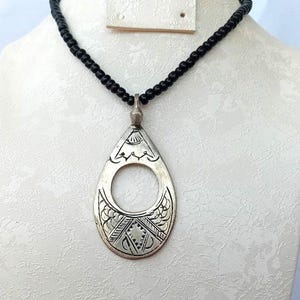 Antique African Tuareg Natural Agate Berber Tribal Ethnic Beautiful Jewish Necklace
