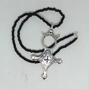 Handmade Moroccan Berber Tuareg Necklace – Ethnic Sahara Jewelry, Tribal Amazigh Pendant