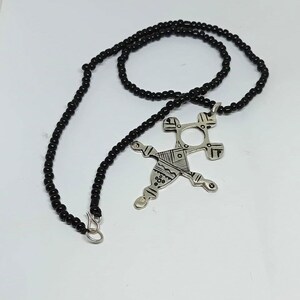 Handmade Moroccan Berber Tuareg Necklace – Ethnic Sahara Jewelry, Tribal Amazigh Pendant