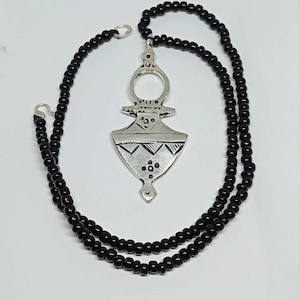 Handmade Moroccan Berber Tuareg Necklace – Ethnic Sahara Jewelry, Tribal Amazigh Pendant