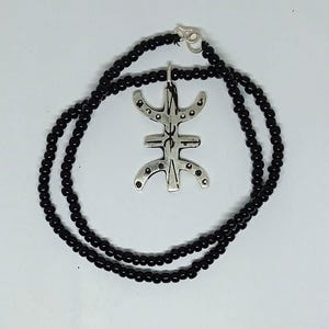 Handmade Amazigh Tuareg Berber Pendant Necklace – Moroccan Tribal Jewelry – Ethnic Symbol Gift