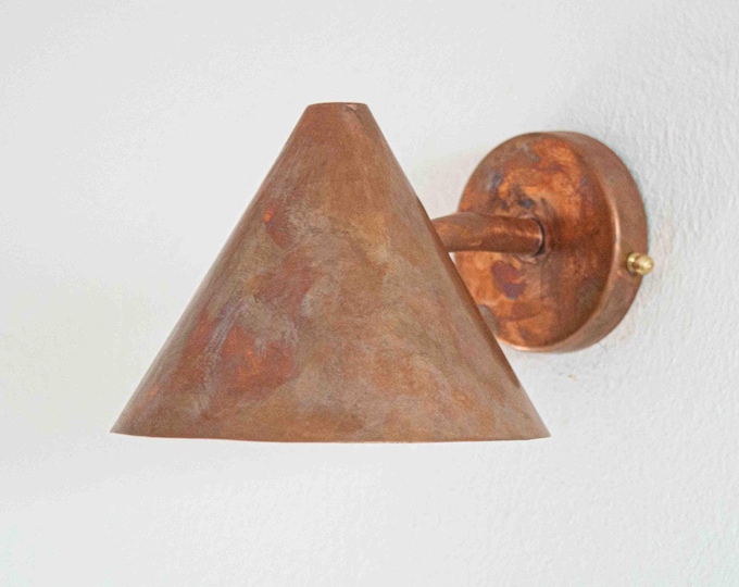 Outdoor Copper Sconce Light: Moroccan Brass Pendant