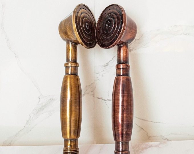 Copper Handheld Shower Head with Flexible Hose