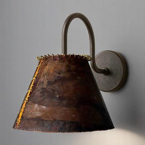 Outdoor copper sconce, Barn Copper Sconce Light, Vintage barn Light, Antique Copper Wall Light, Perfect for Outdoor Lighting, pendant light
