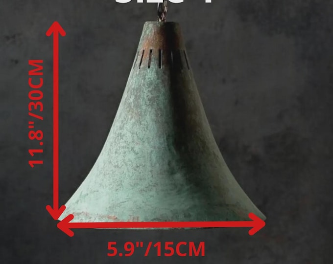 2 conic pendants small size