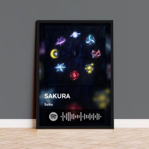 SAKURA - Saiko album cover poster.