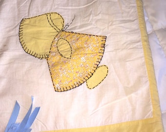 Vintage Sunbonnet Sue Baby Quilt