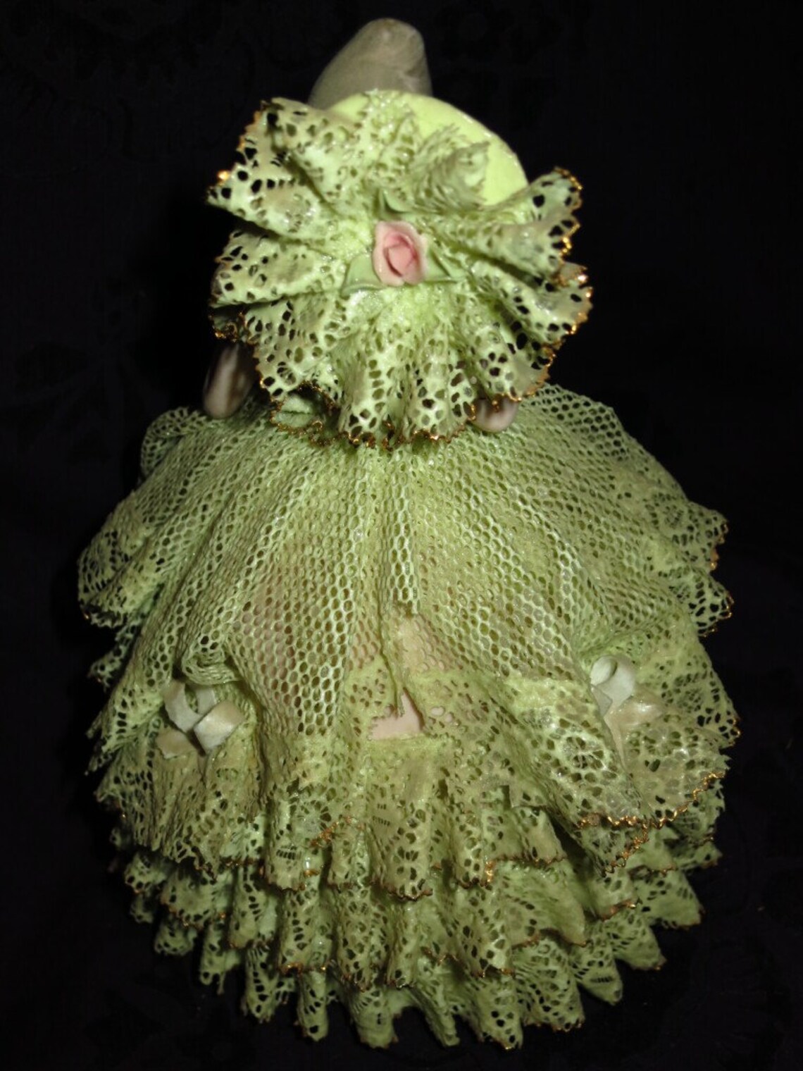 Vintage Heirlooms of Tomorrow Porcelain Lace Figurine Etsy