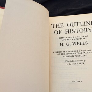1956 The Outline of History by HG Wells image 2