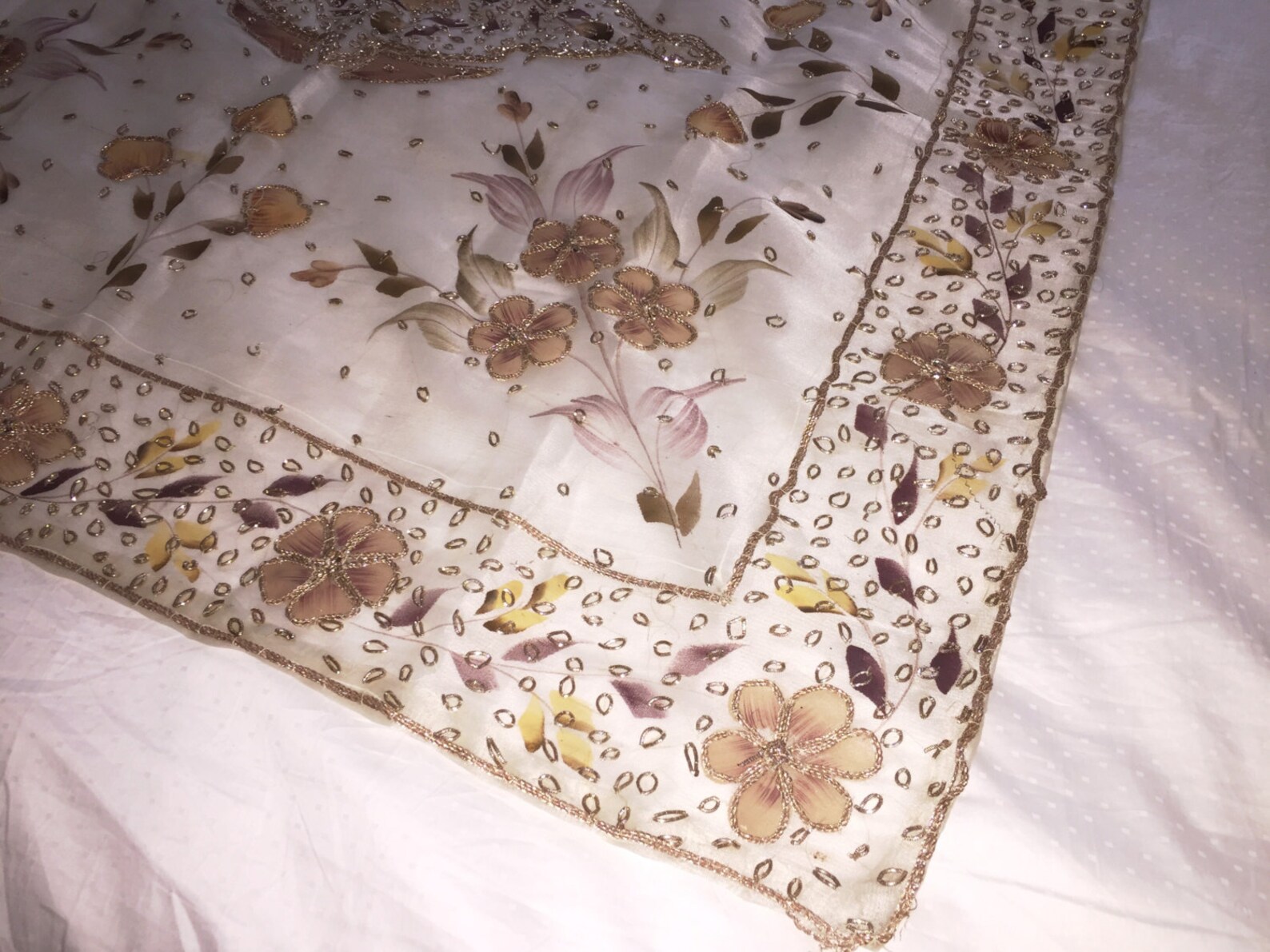 Outstanding Vintage Table Cover Etsy