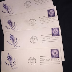 In God We Trust US Post Office First Day Envelope