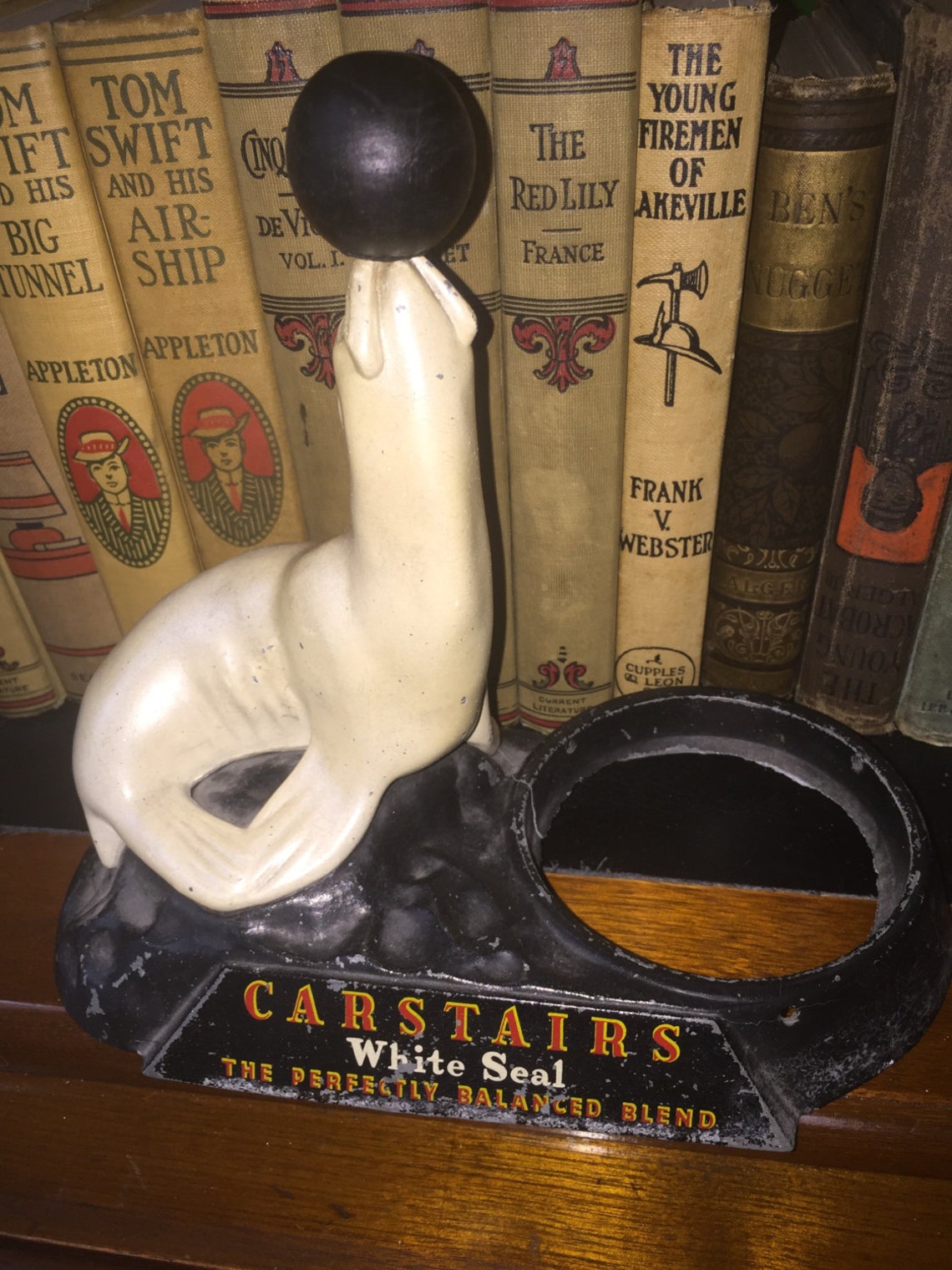 Vintage Metal Carstairs White Seal Liquor Display Etsy