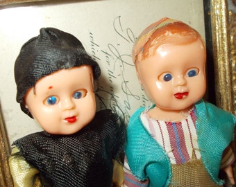 Vintage Doll Couple