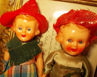 Vintage Doll Couple