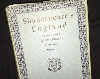 1950 Shakespeare's England, Volume 1