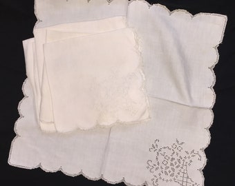 Vintage Set of Linen Napkins