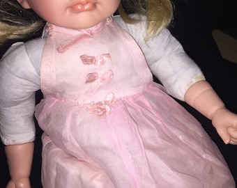 Vintage Pink Doll Dress