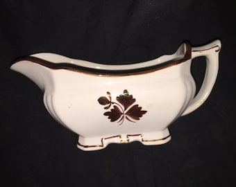 Tea Leaf Ironstone Gravy Boat