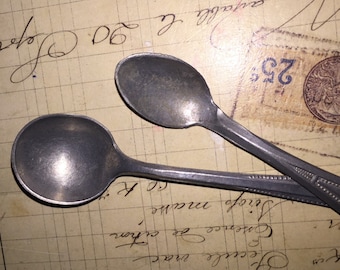 Vintage Aluminum German Play Spoons